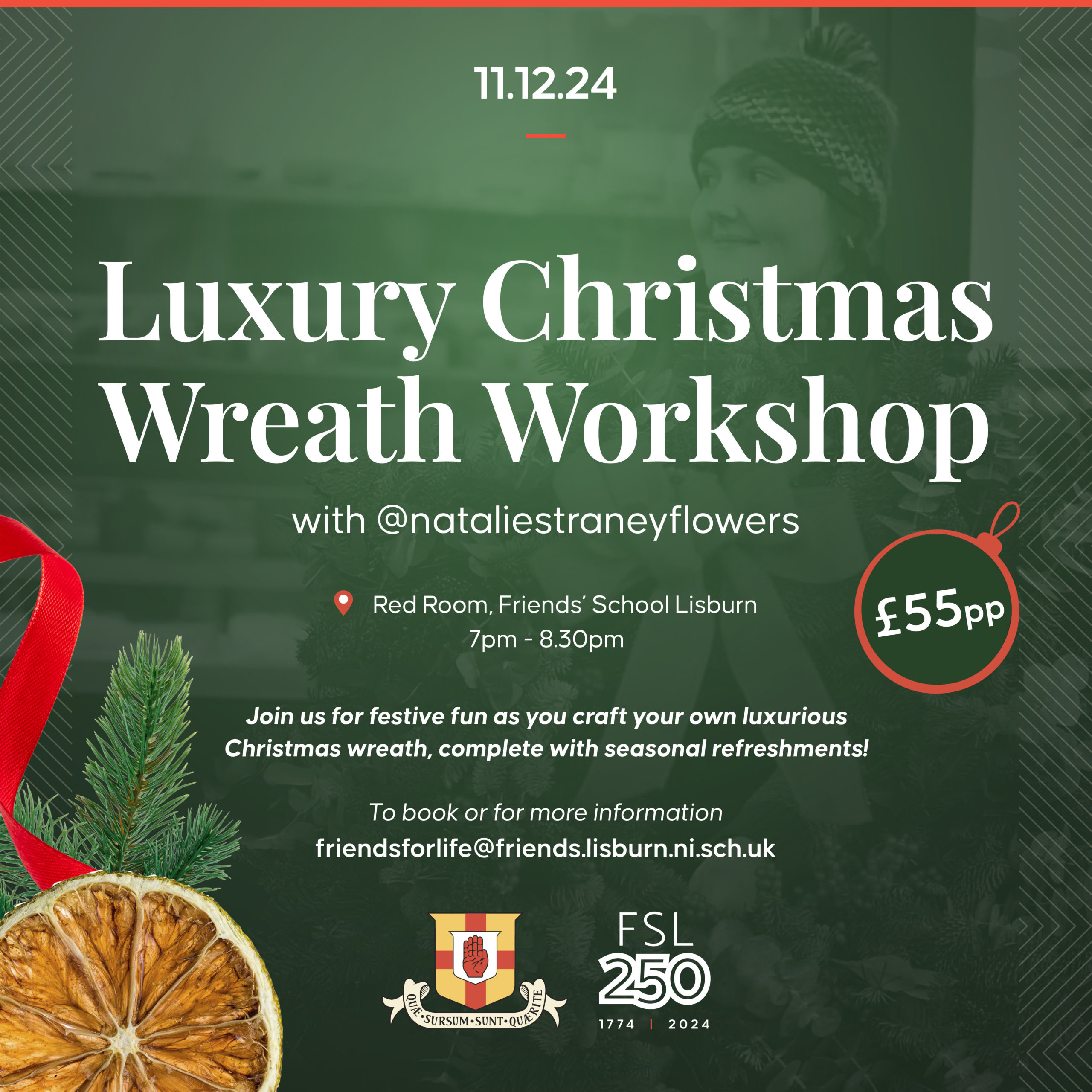 Luxury Christmas Wreath Workshop