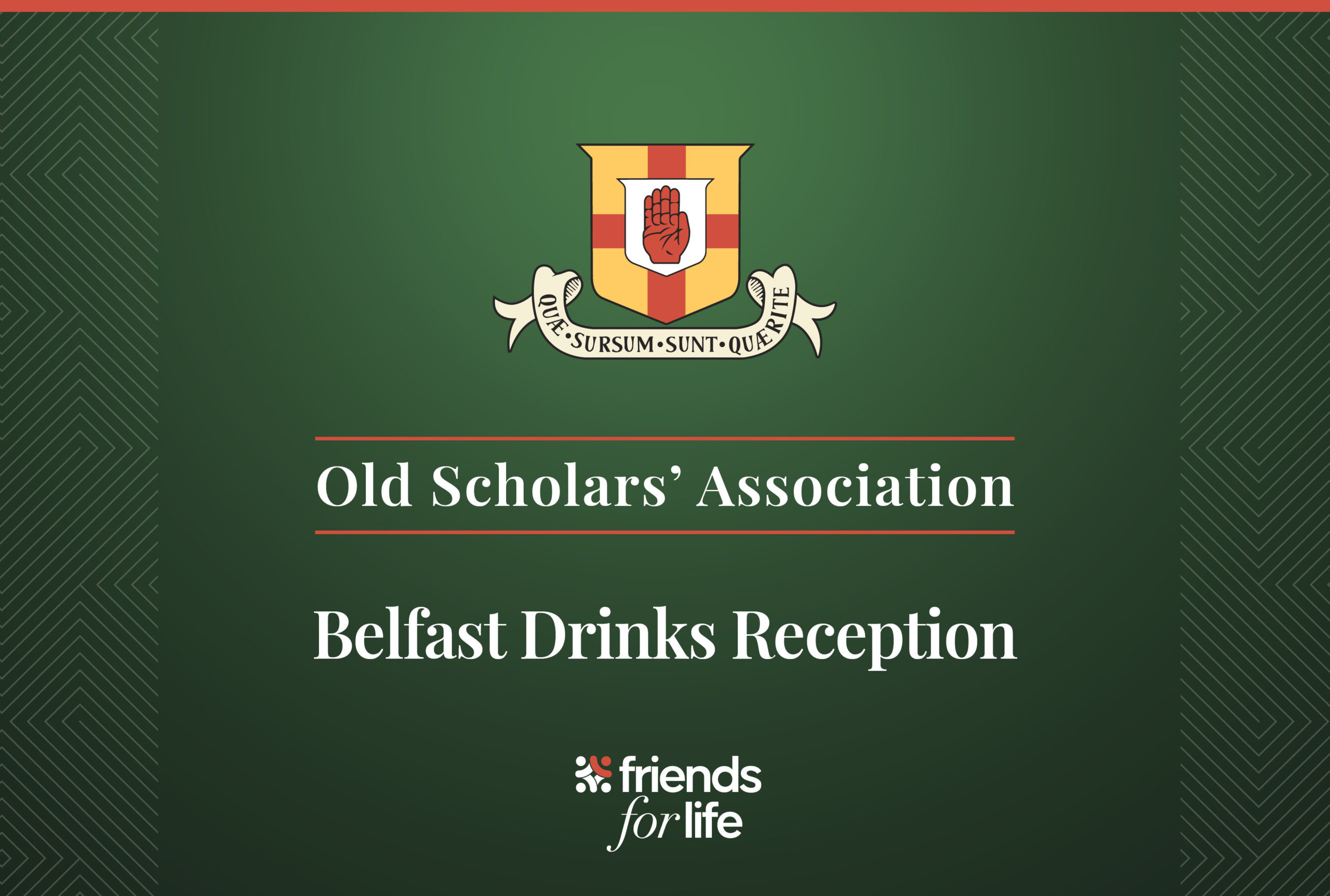 Old Scholars’ Belfast Drinks Reception
